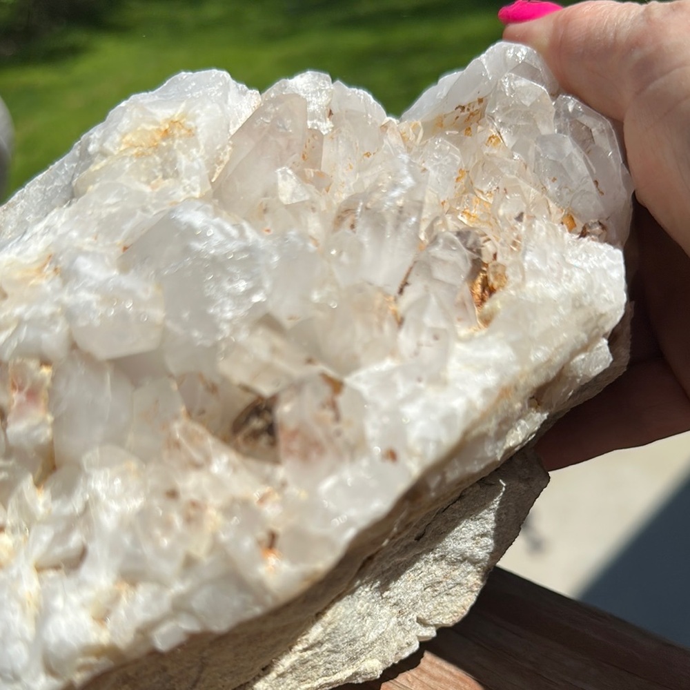 Natural Quartz Crystal Cluster hand dug by me! Weighs 8# - Picture 4 of 7
